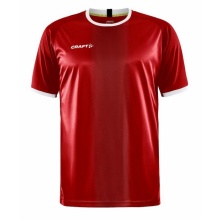 Craft Sport-Tshirt (Trikot) Progress 2.0 Graphic Jersey - leicht, funktionell und Stretchmaterial - rot/weiss Herren