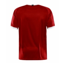 Craft Sport-Tshirt (Trikot) Progress 2.0 Graphic Jersey - leicht, funktionell und Stretchmaterial - rot/weiss Herren