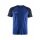 Craft Sport-Tshirt Squad 2.0 Contrast Jersey (hohe Elastizität, bequeme Passform) kobaltblau Herren