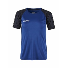 Craft Sport-Tshirt Squad 2.0 Contrast Jersey (hohe Elastizität, bequeme Passform) kobaltblau Kinder