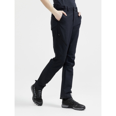 Craft Wanderhose ADV Explore Tech Pants (optimale Bewegungsfreiheit) lang schwarz Damen