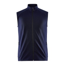 Craft Sport-Weste ADV Unify (Recyclingpolyester, bequeme und elastiche Passform) navyblau Herren