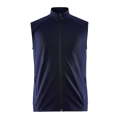 Craft Sport-Weste ADV Unify (Recyclingpolyester, bequeme und elastiche Passform) navyblau Herren