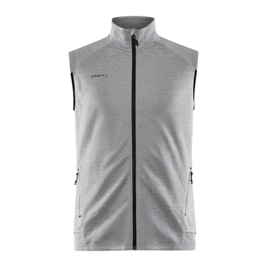 Craft Sport-Weste ADV Unify (Recyclingpolyester, bequeme und elastiche Passform) grau Herren