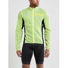 Craft Fahrrad-Windjacke ADV Essence Light Wind (winddicht und wasserabweisend) limegrün Herren