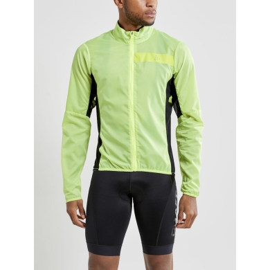 Craft Fahrrad-Windjacke ADV Essence Light Wind (winddicht und wasserabweisend) limegrün Herren