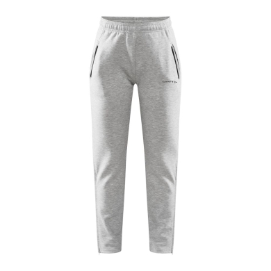 Craft Freizeithose Core Soul Zip Sweatpants (weiches Material) lang grau Damen