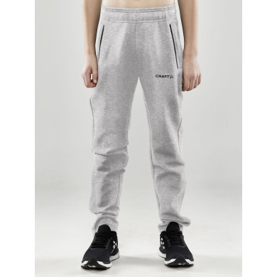 Craft Freizeithose Core Soul Zip Sweatpants (weiches Material) lang grau Kinder