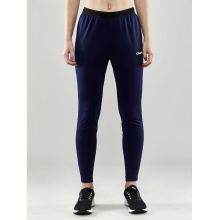 Craft Trainingshose Evolve Slim Pant (strapazierfähig, enge Passform) lang navyblau Damen