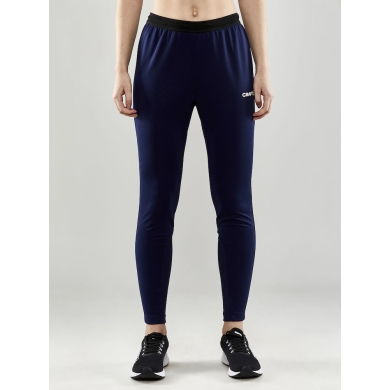 Craft Trainingshose Evolve Slim Pant (strapazierfähig, enge Passform) lang navyblau Damen