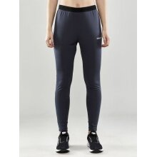 Craft Trainingshose Evolve Slim Pant (strapazierfähig, enge Passform) lang dunkelgrau Damen