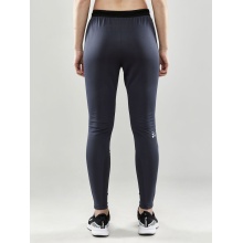 Craft Trainingshose Evolve Slim Pant (strapazierfähig, enge Passform) lang dunkelgrau Damen