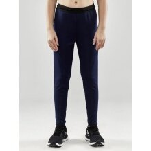 Craft Trainingshose Evolve Slim Pant (strapazierfähig, enge Passform) lang navyblau Kinder