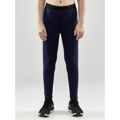 Craft Trainingshose Evolve Slim Pant (strapazierfähig, enge Passform) lang navyblau Kinder