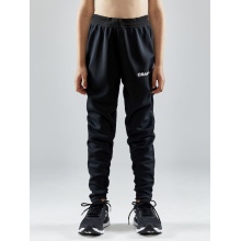 Craft Trainingshose Evolve Slim Pant (strapazierfähig, enge Passform) lang schwarz Kinder