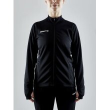 Craft Trainingsjacke Evolve Full Zip - strapazierfähige Mid-Layer-Jacke aus Stretchmaterial - schwarz Damen