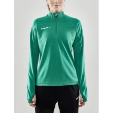 Craft Sport-Langarmshirt Evolve Halfzip - strapazierfähig, aus Stretchmaterial - grün Damen