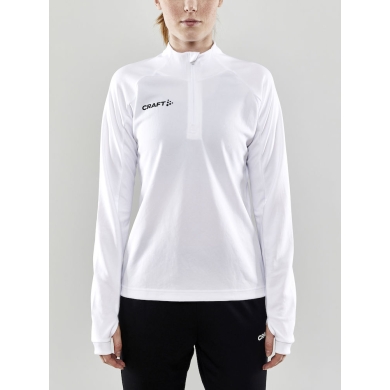 Craft Sport-Langarmshirt Evolve Halfzip - strapazierfähig, aus Stretchmaterial - weiss Damen