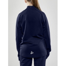 Craft Sport-Langarmshirt Evolve Halfzip - strapazierfähig, aus Stretchmaterial - navyblau Kinder