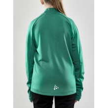 Craft Sport-Langarmshirt Evolve Halfzip - strapazierfähig, aus Stretchmaterial - grün Kinder