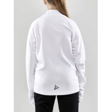 Craft Sport-Langarmshirt Evolve Halfzip - strapazierfähig, aus Stretchmaterial - weiss Kinder