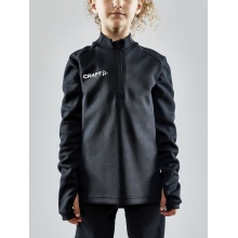 Craft Sport-Langarmshirt Evolve Halfzip - strapazierfähig, aus Stretchmaterial - schwarz Kinder