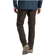 Craghoppers Wanderhose NosiLife Pro Conv III Zip Off (lange Hose+Bermuda) dunkelbraun Herren