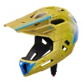 Cratoni Fahrradhelm C-Maniac 2.0 MX (Full Protection) matt gelb/blau