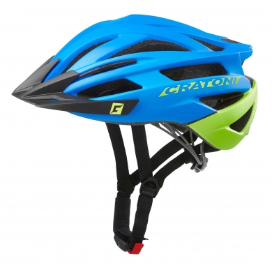 Cratoni Fahrradhelm Agravic #22 blau/lime matt