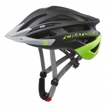 Cratoni Fahrradhelm Agravic (Allround, 230g) matt schwarz/lime