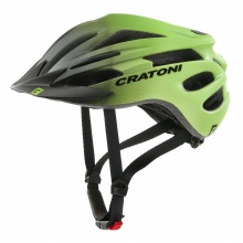 Cratoni Kinder-Fahrradhelm Pacer Junior #22 schwarz/lime matt