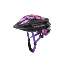 Cratoni Kinder-Fahrradhelm Pacer Junior matt schwarz/pink