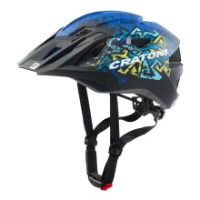 Cratoni Kinder-Fahrradhelm AllRide Junior matt wild/blau