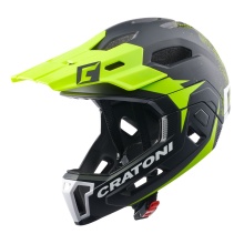 Cratoni Fahrradhelm C-Maniac 2.0 MX (Full Protection) matt schwarz/limegrün