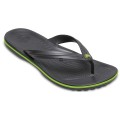 Crocs Zehensandalen Crocband Flip graphit/lime