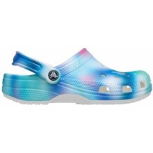 Crocs Classic Solarized Clog blau/weiss/multi Sandale