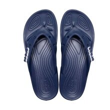 Crocs Zehensandale Classic Flip (leichtes, schwimmfähiges Croslite-Schaummaterial) navyblau Damen/Herren