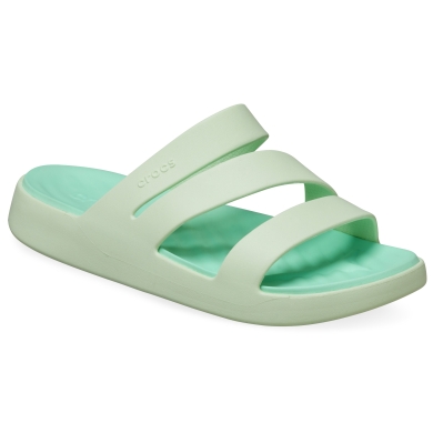 Crocs Sandale Getaway Strappy (leichtes, nahtlos, flexibel) jadegrün Damen