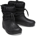 Crocs Winterstiefel Classic Neo Puff Luxe Boot wasserfest mit Innenfutter schwarz Damen