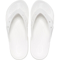 Crocs Zehensandale Classic Flip (leichtes, schwimmfähiges Croslite-Schaummaterial) weiss - 1 Paar