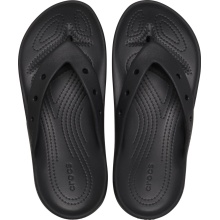 Crocs Zehensandale Classic Flip V2 (leichtes, schwimmfähiges Croslite-Schaummaterial) schwarz - 1 Paar