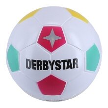 Derbystar Minisoftball v23 weiss/gelb/mint/rot