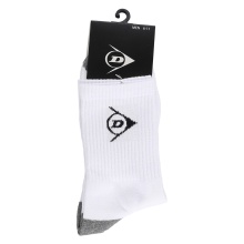 Dunlop Tennissocke Logo Herren weiss - 1 Paar