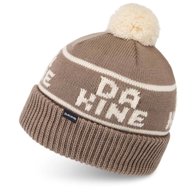 Dakine Strickmütze (Bommel) Palmer Beanie steinbraun/beige - 1 Stück