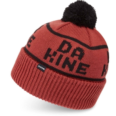 Dakine Strickmütze (Bommel) Palmer Beanie rot/schwarz - 1 Stück