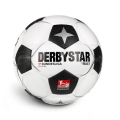 Derbystar Freizeitball - MINI Classic Bundesliga Brilliant v24 weiss/schwarz - 1 Miniball (Umfang: 47cm)