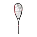 Dunlop Squashschläger Blackstorm Carbon 140g/kopflastig schwarz/rot - besaitet -