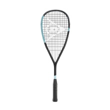 Dunlop Squashschläger Blackstorm Titanium SLS 130g/grifflastig schwarz/türkis - besaitet -