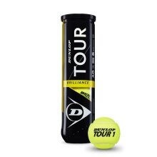 Dunlop Tennisbälle Tour Brilliance Dose 4er