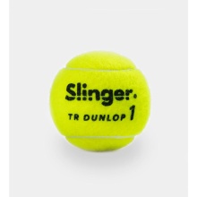 Dunlop Tennisbälle Fort TR Plus (Innendruck, speziell für Slinger Ballmaschine) gelb - Dose 4er